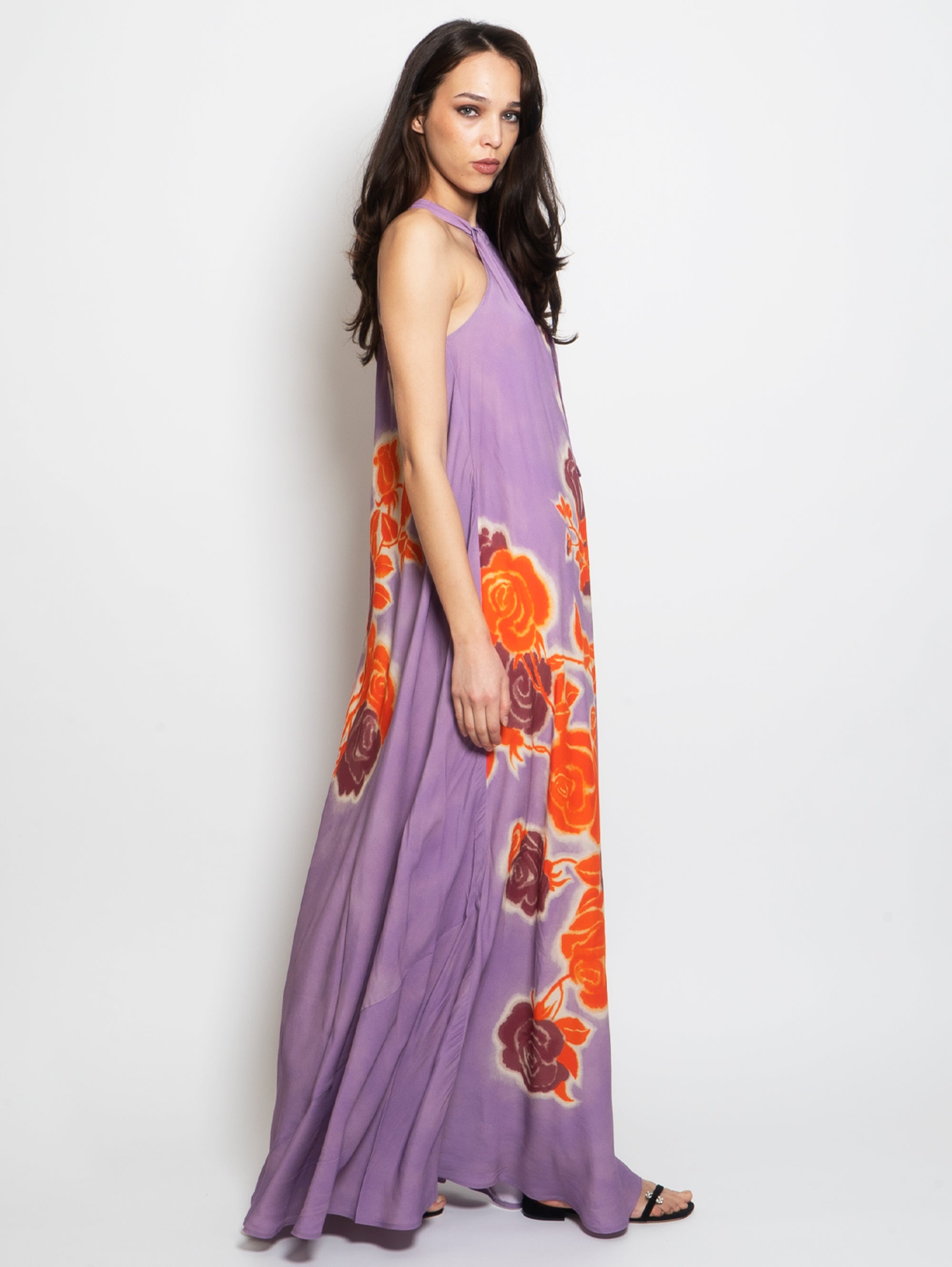 essentiel antwerp halter dress Essentiel Antwerp Finch Halterneck Dress in Pink Blush