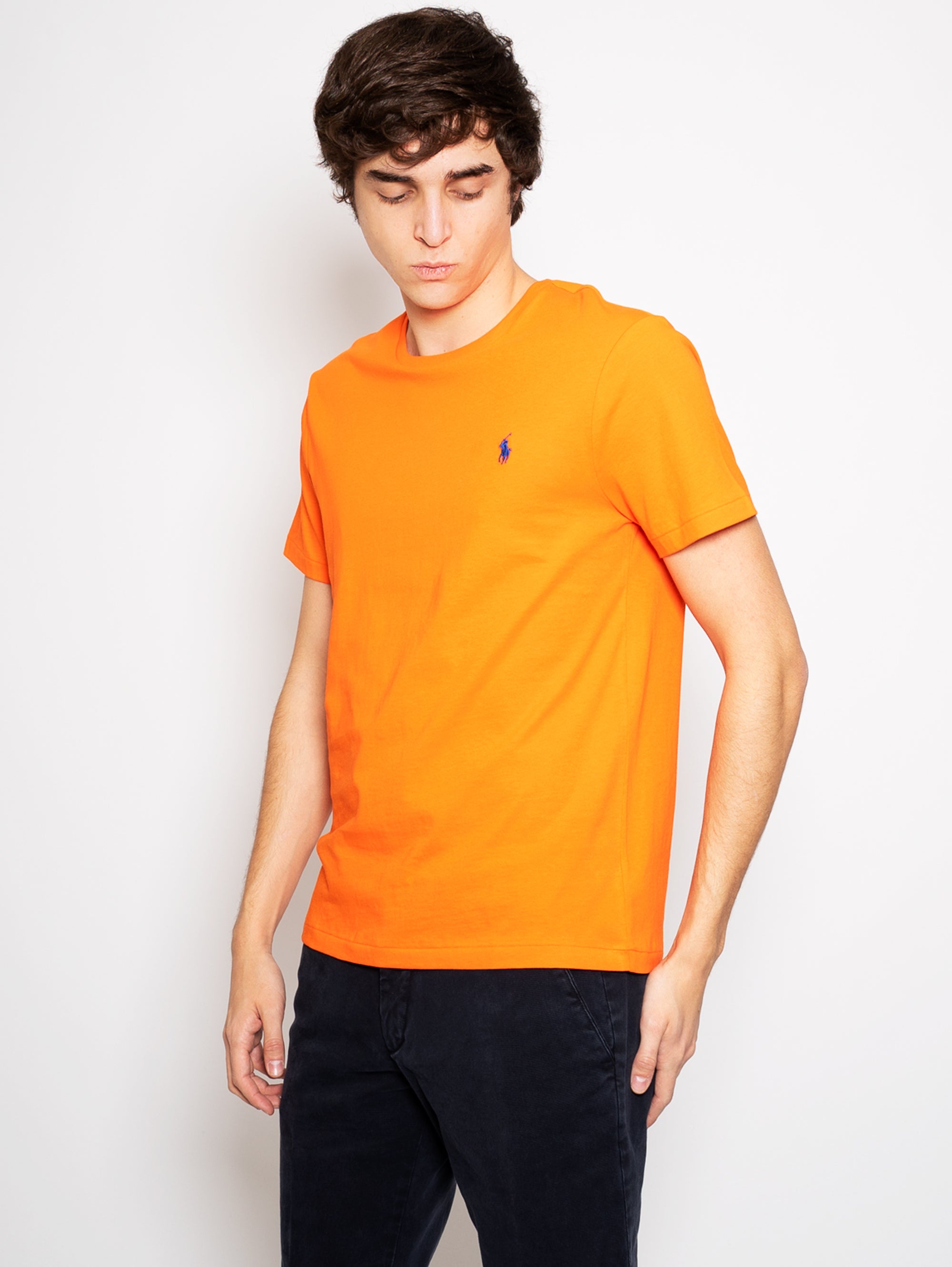 T-shirt Girocollo Arancione