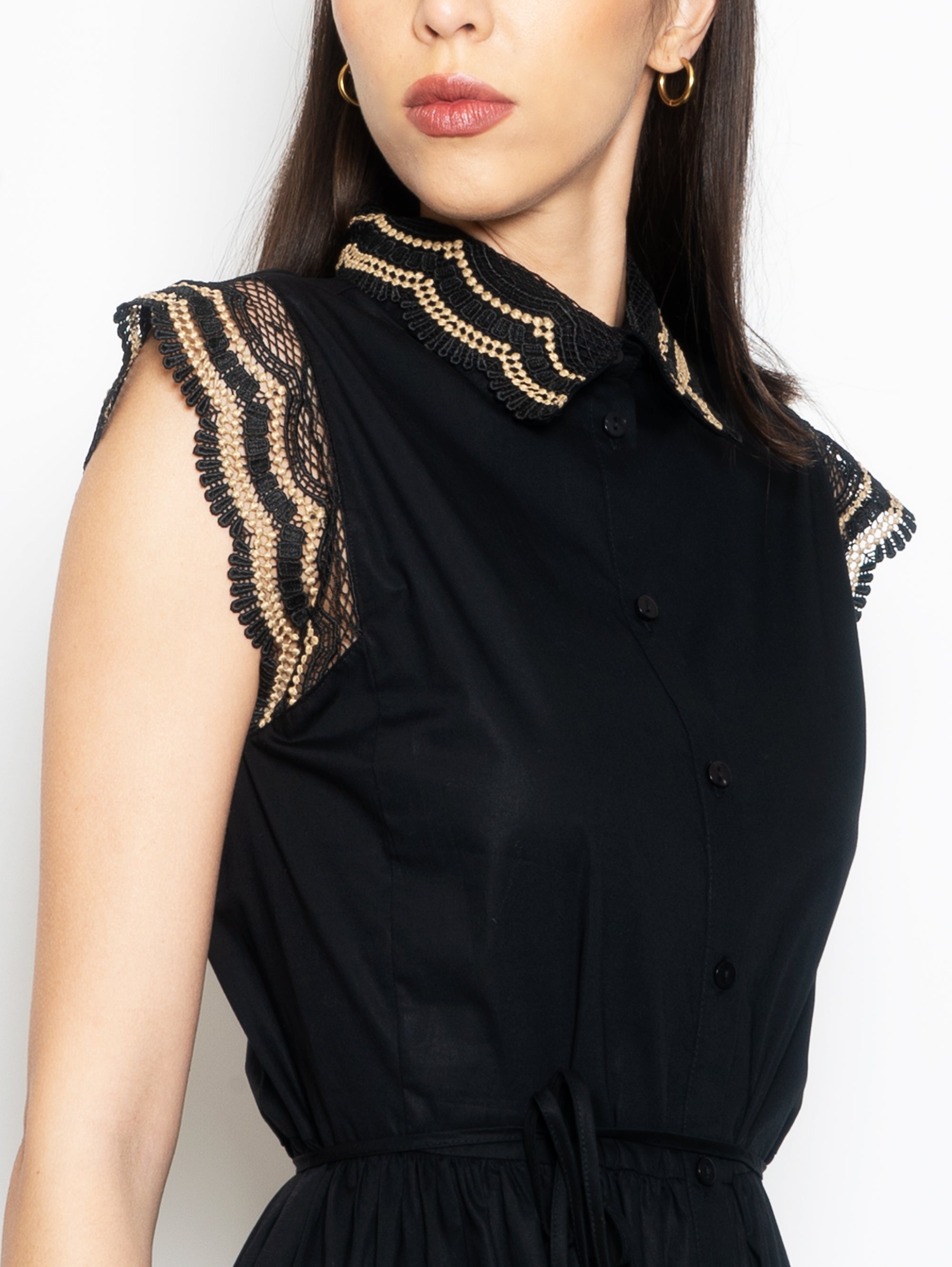 Giacca Tailleur Pizzo Twin Set Black Lace Abito In Pizzo Beige