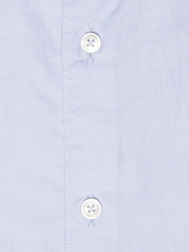 Chemise en coton lavé bleue