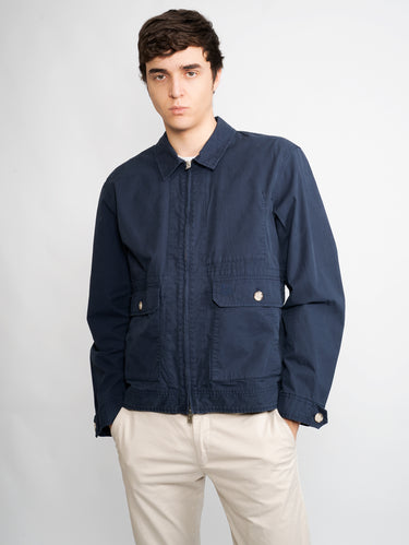Jacke mit Färbung Blau