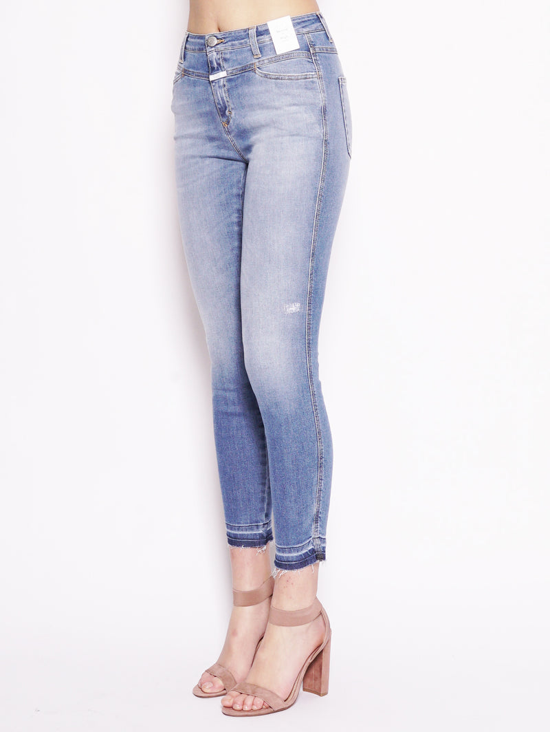 Skinny Pusher High Waist Denim-Jeans-CLOSED-TRYME Shop