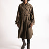LOST IN ME-Trench a Cappa Verde-TRYME Shop
