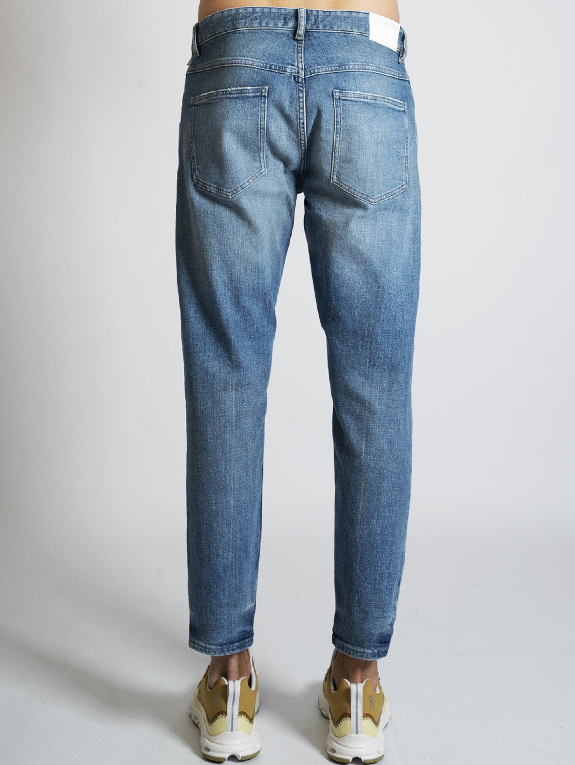Jeans in Cotone Organico Blu