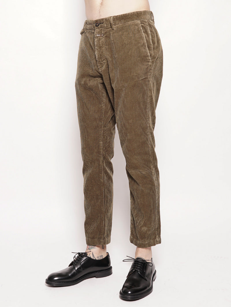 Atelier Cropped Pants Verde-Pantaloni-CLOSED-TRYME Shop