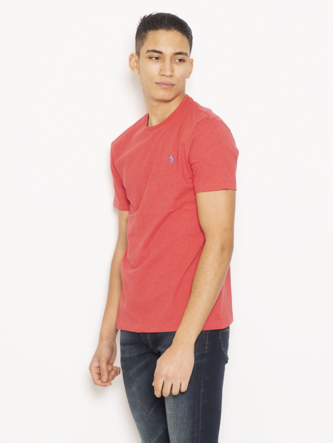 Rotes T-Shirt aus Baumwolle