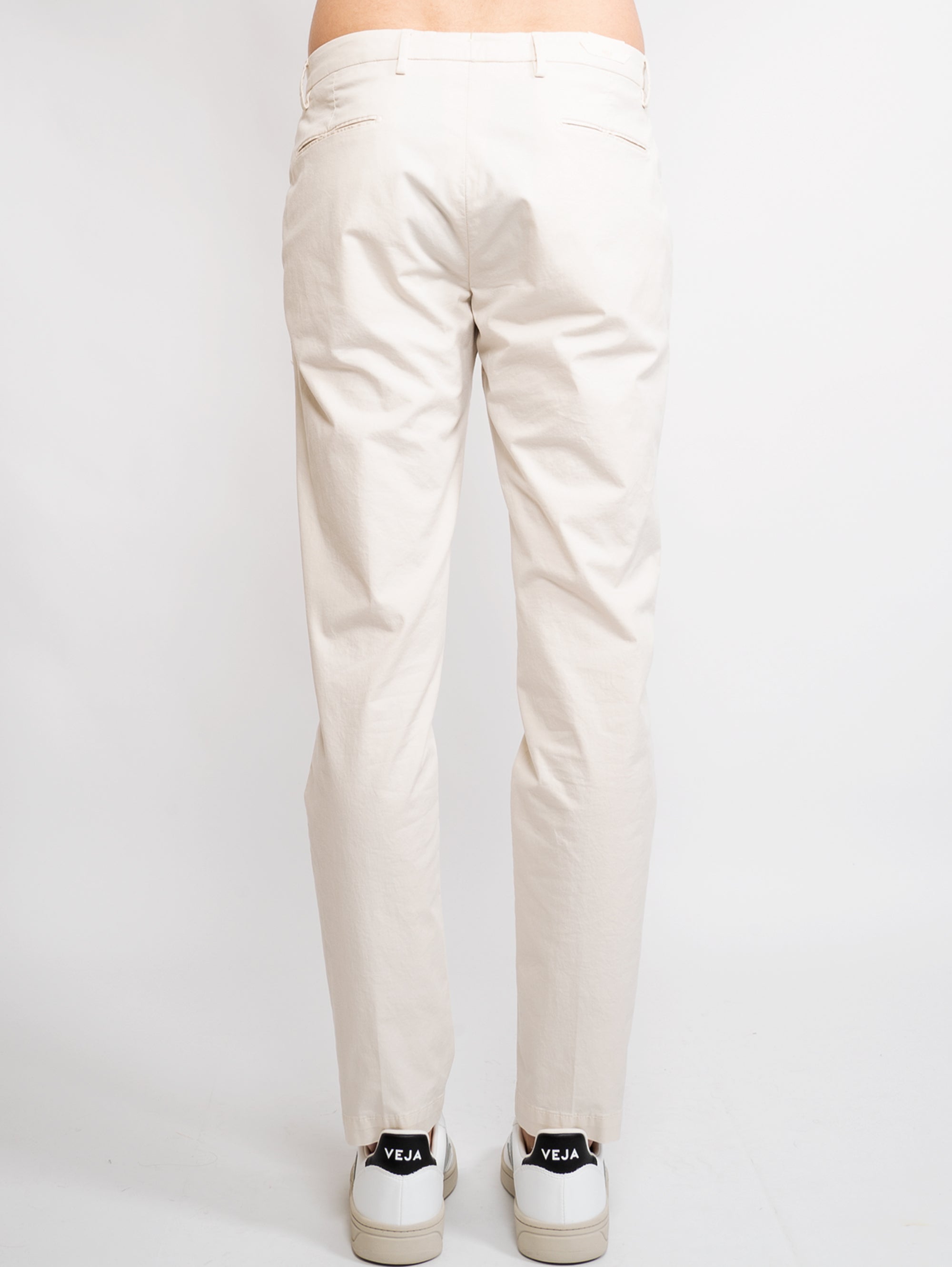 Ivory Jersey Trousers