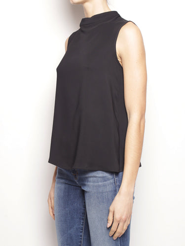 Top con schiena scoperta Nero-Top-FEDERICA TOSI-TRYME Shop