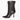 ALDO CASTAGNA-Stivale con Chiusura a Sacchetto Nero-TRYME Shop