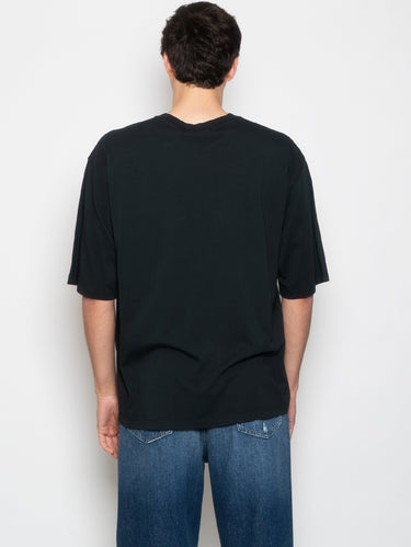 T-shirt met Frontaal Logo Zwart