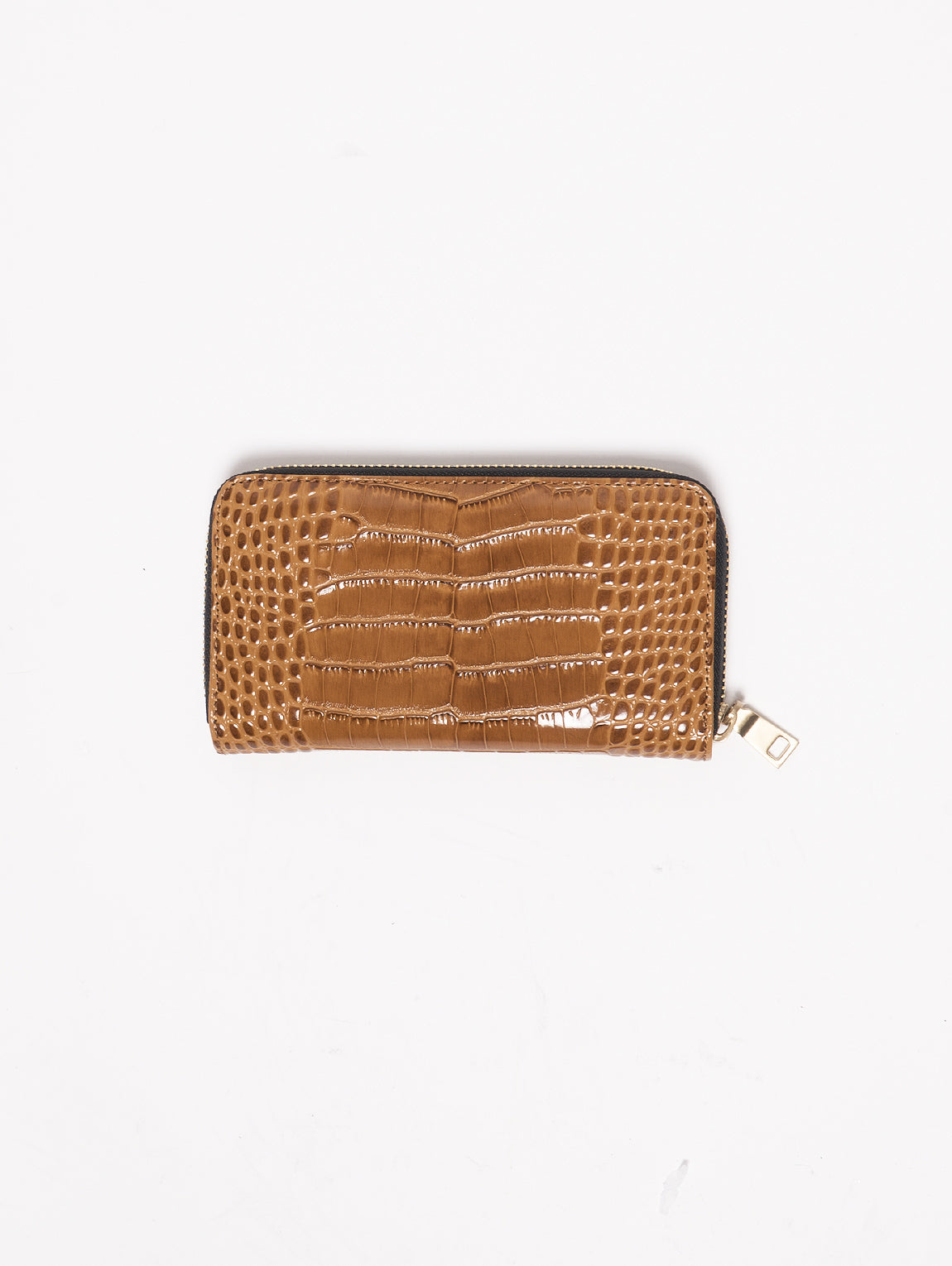 Brown Zip-Around Wallet