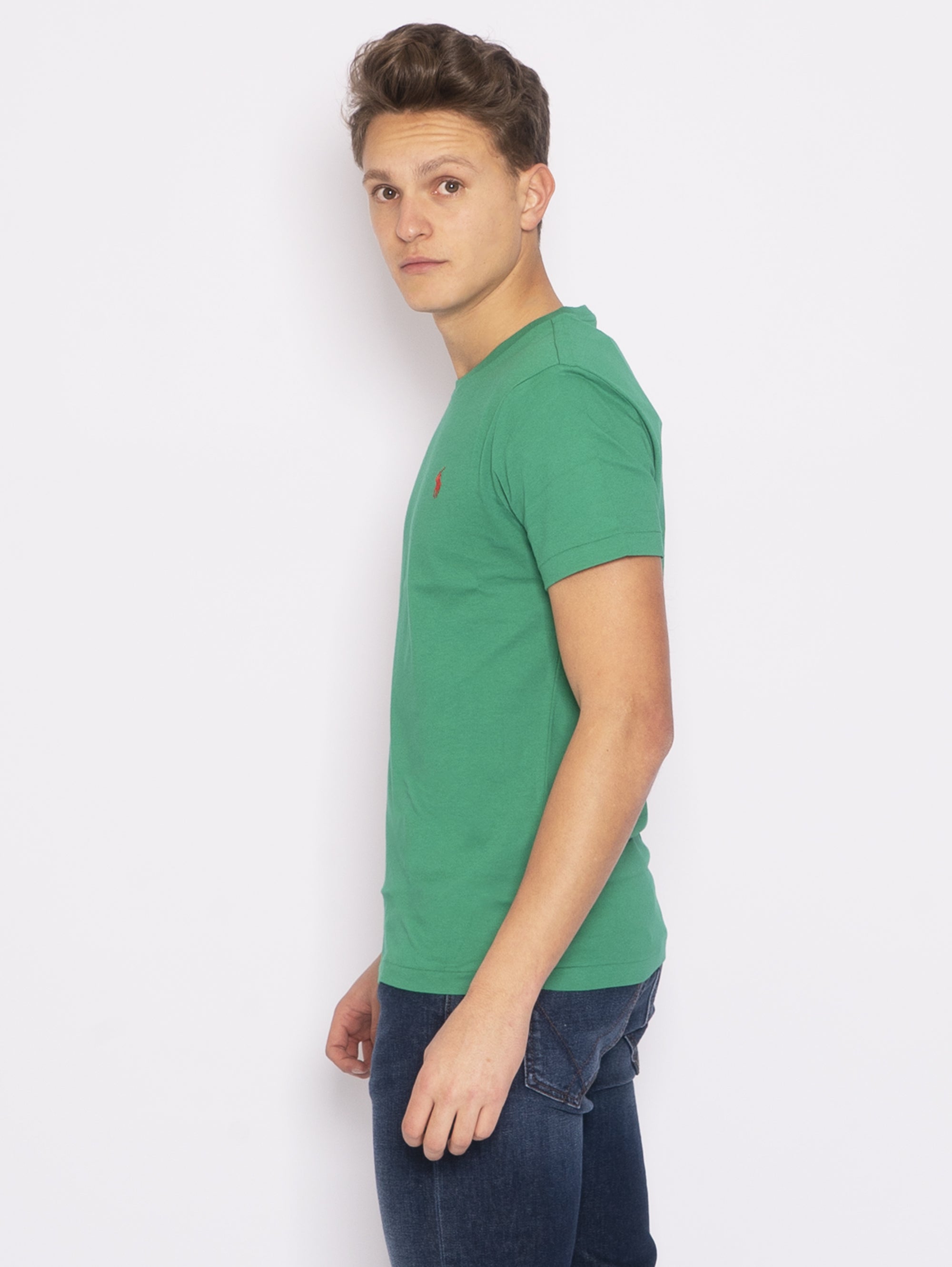T-Shirt Girocollo Custom Verde