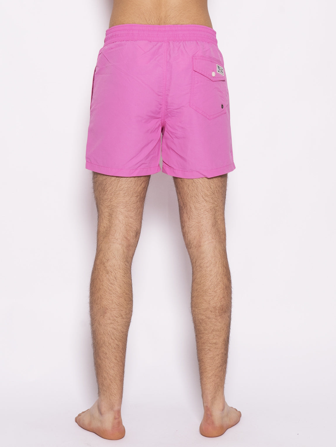 Pink swim shorts