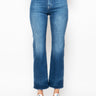 CLOSED-Jeans Cropped con Vita Alta Blu-TRYME Shop