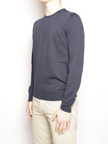 Maglia girocollo - AU5000C Blu Navy-Maglieria-Alpha studio-TRYME Shop