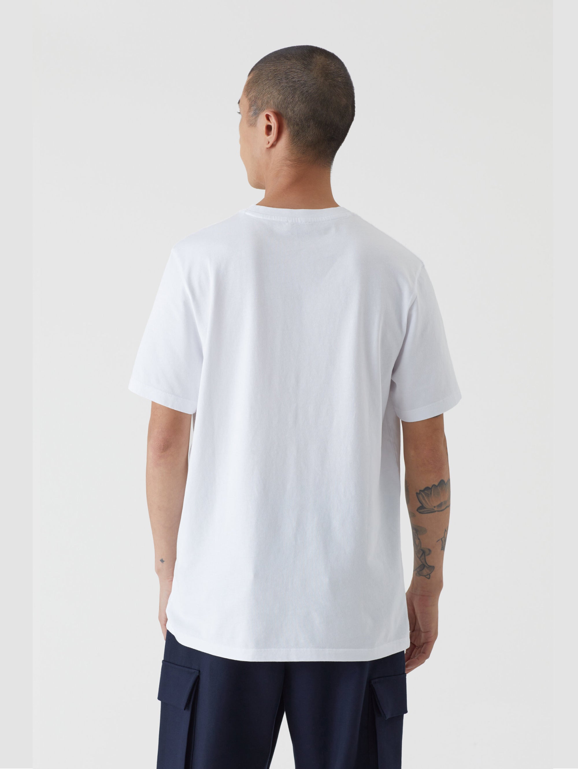 T-shirt in Cotone Organico Bianco