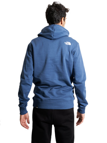 Sweatshirt mit Kapuze Maxi-Logo Blau