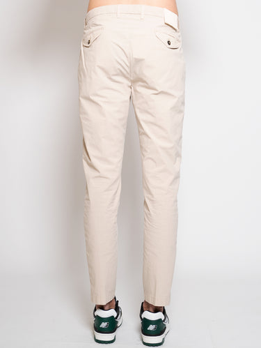 Hose mit Kordelzug Hellbeige
