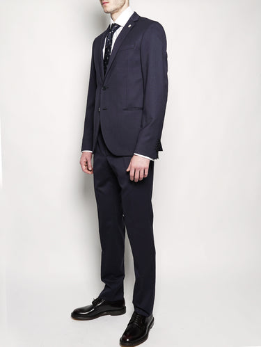 Abito in fresco lana Blu-Completi-MANUEL RITZ-TRYME Shop
