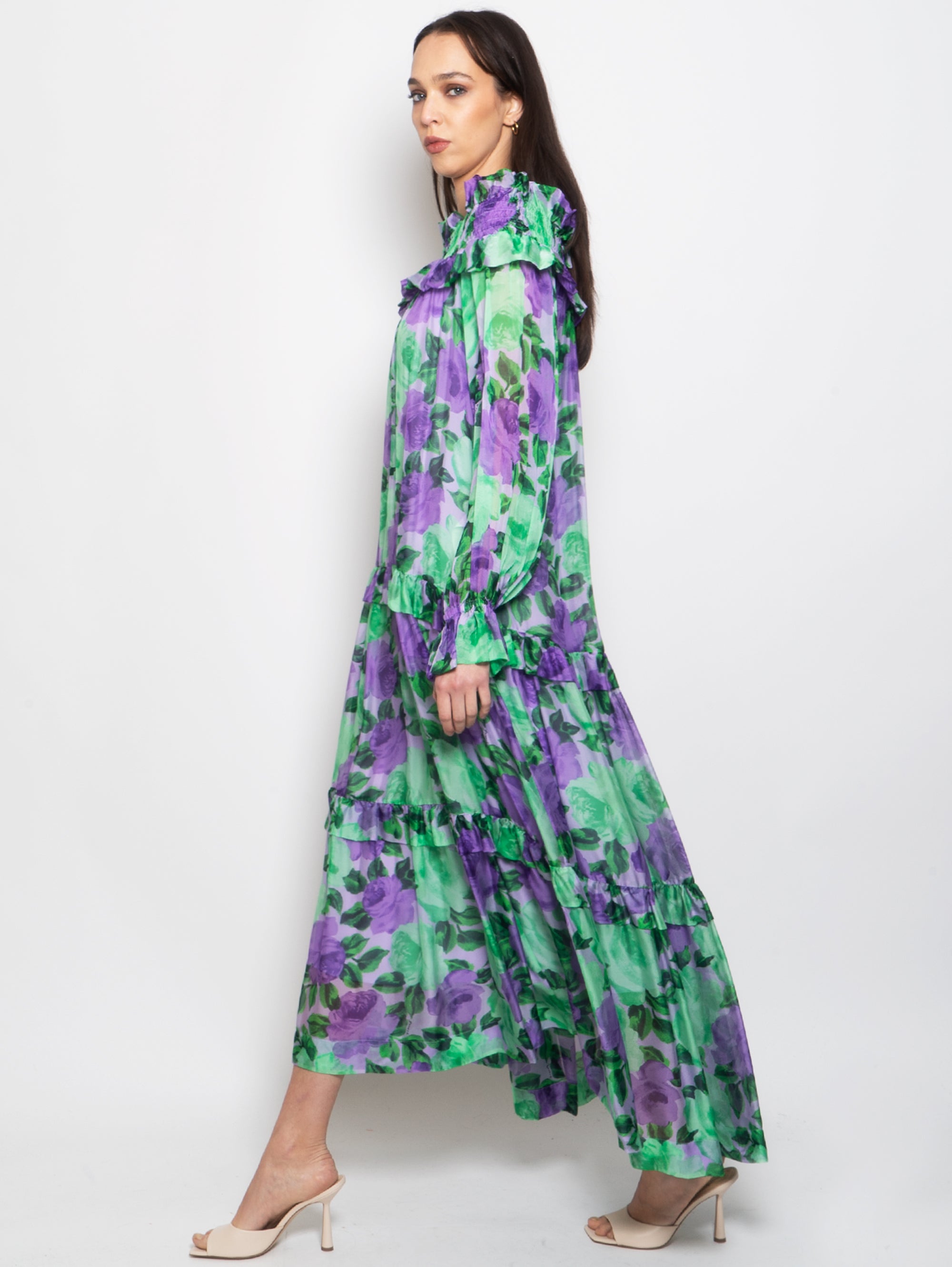 green parosh dress NWT P.A.R.O.S.H Dress S Ultramarine Lace Green Puff