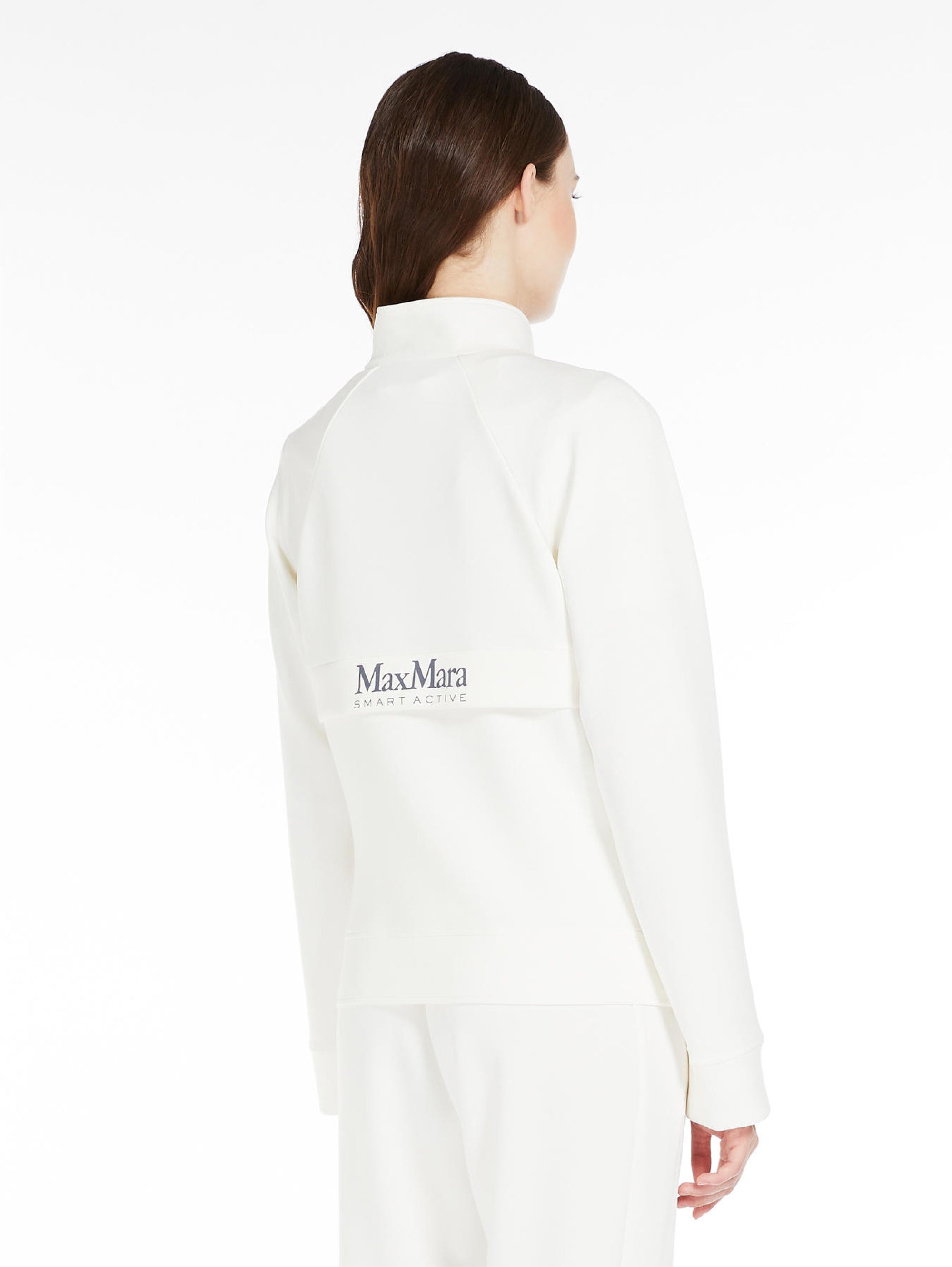 Fleece Jacket with White Print
