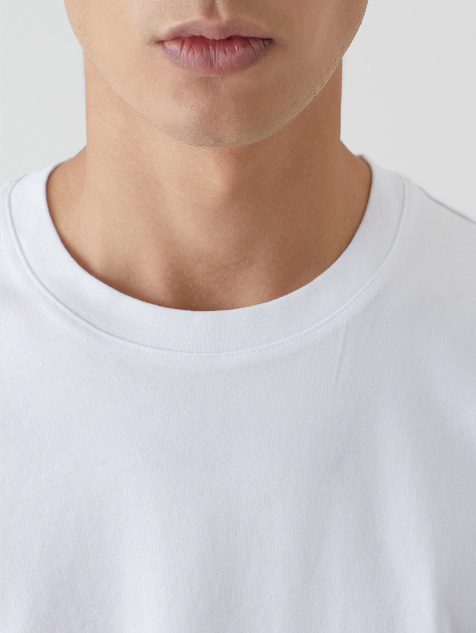Weißes T-Shirt aus Bio-Baumwolle