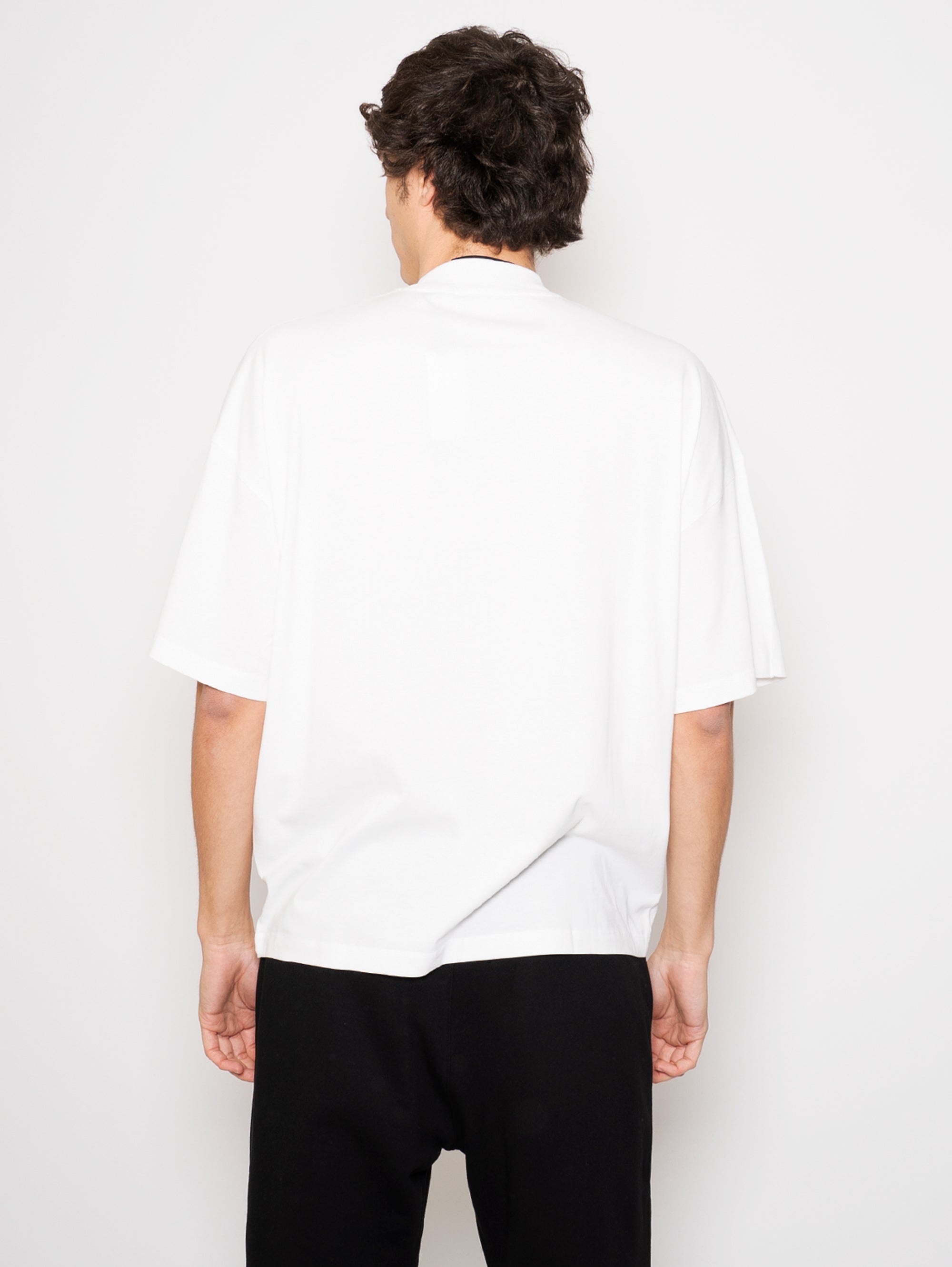 T-Shirt Übergröße Bianco