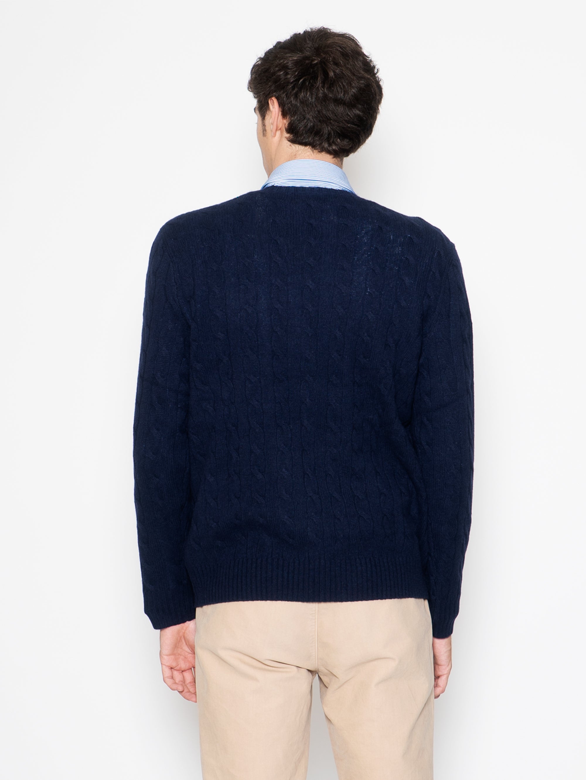 Blue Cable Knit