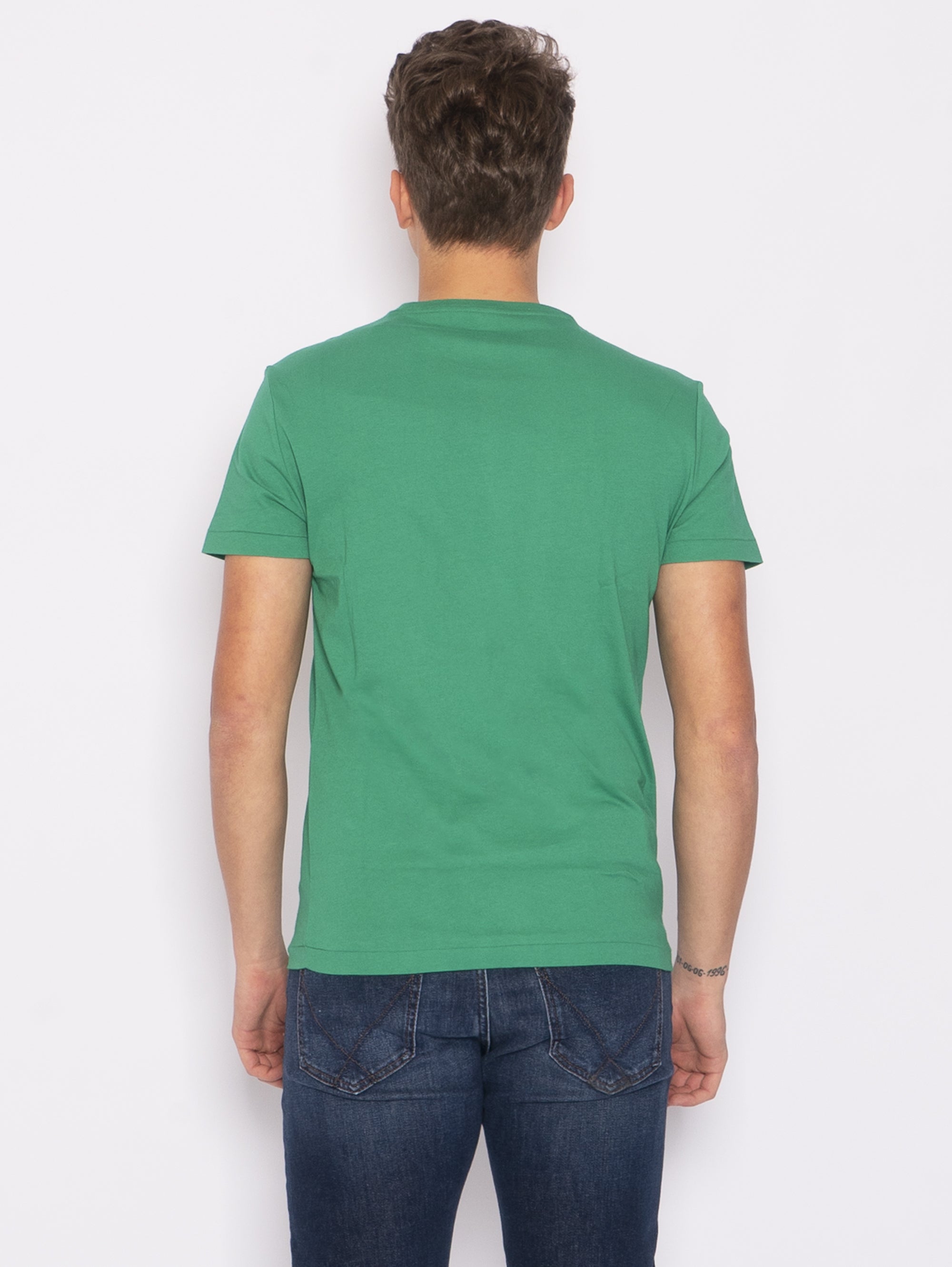 T-shirt Girocollo Custom Verde