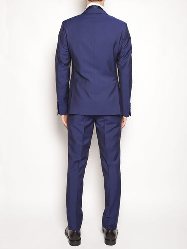 Abito in lana e mohair - 2211A408 171013 Blu-Completi-PAOLONI-TRYME Shop