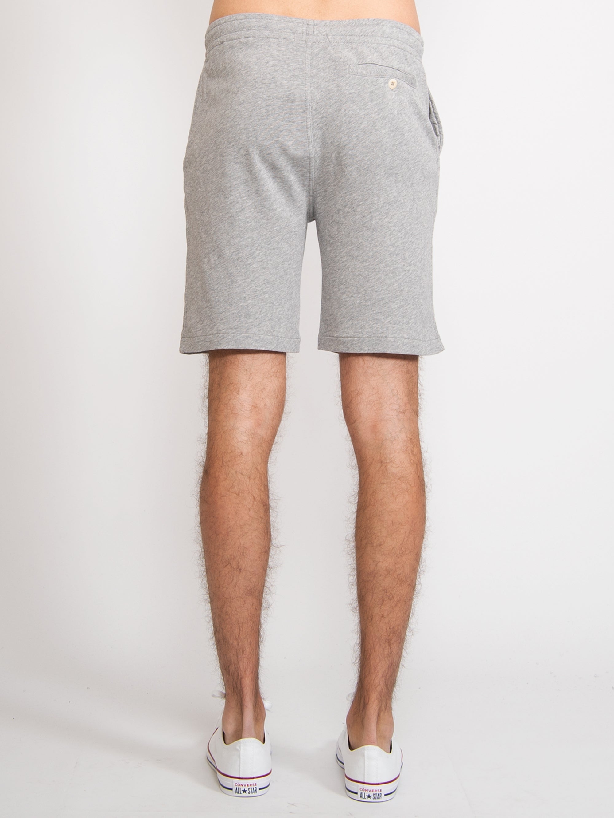 Graue Bermuda-Shorts aus Baumwolle