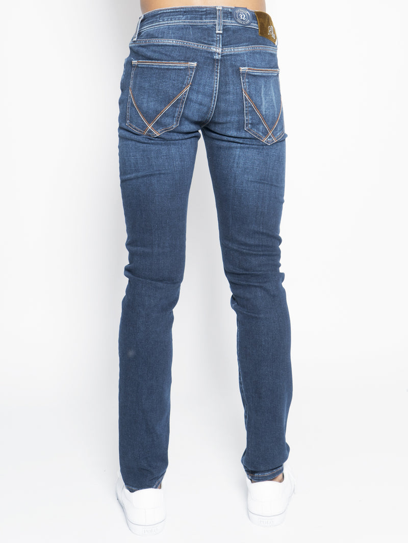 Jeans W RR'S Stretch Isaac Blu