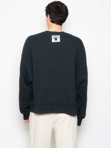 Ronde Hals Sweater Zwart