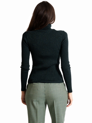 Trui in Lurex Groen