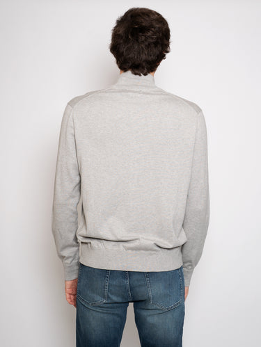 Gray Full Zip Sweater