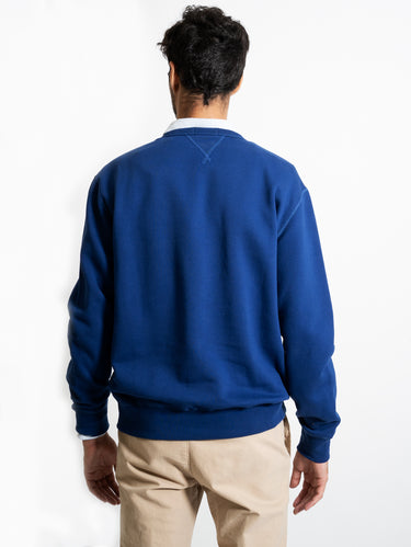 Rundhals-Sweatshirt Blau