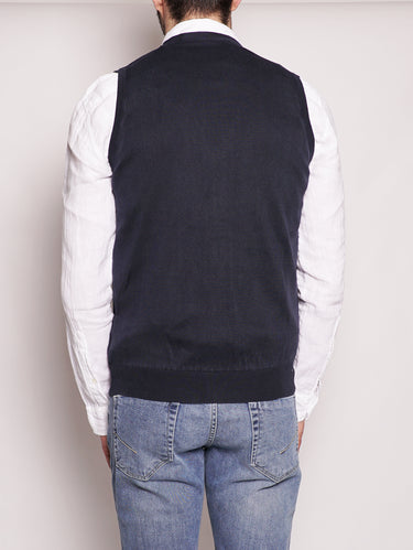 Gilet base frosted Blu Navy-Gilet-Alpha Studio-TRYME Shop