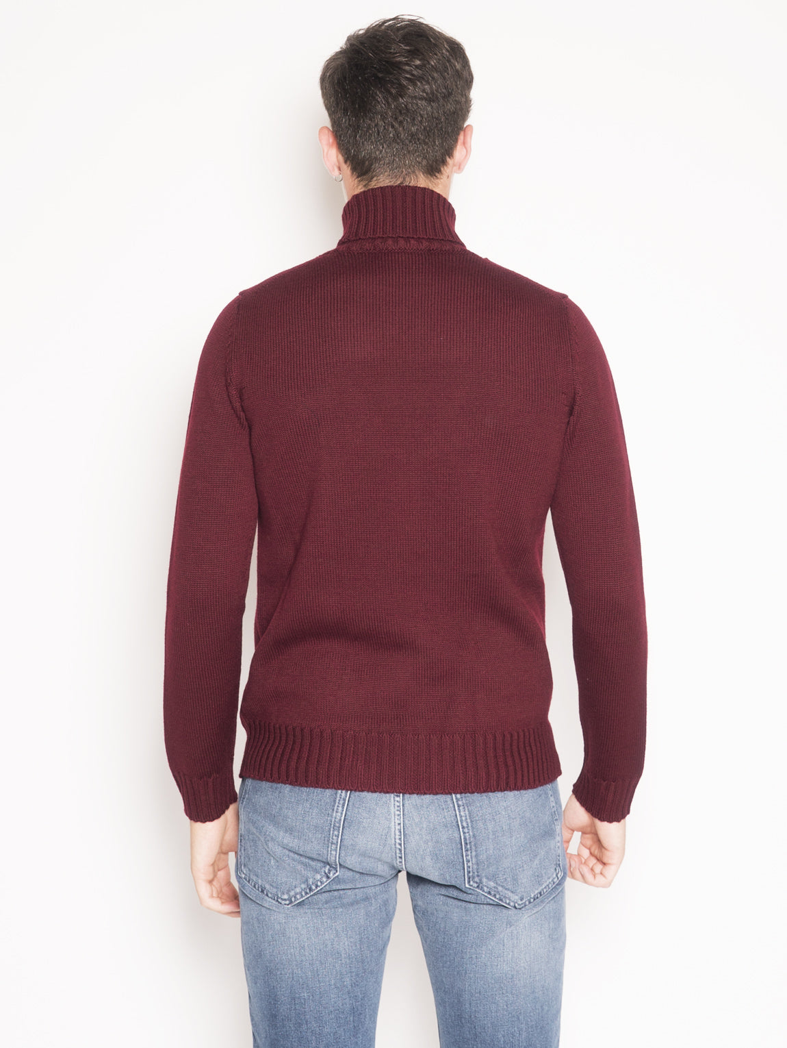 Red wool sweater
