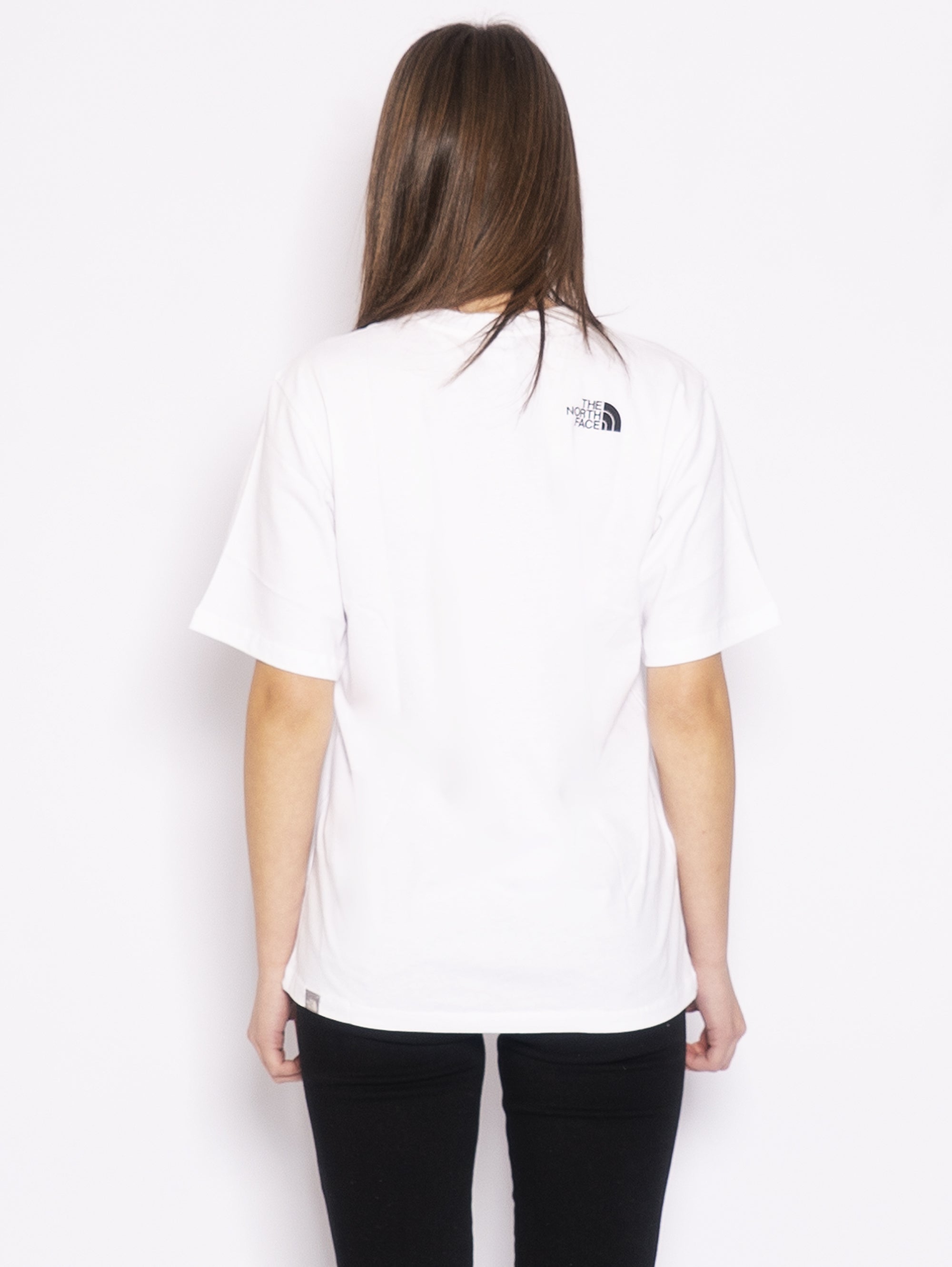 Weißes kurzes T-Shirt