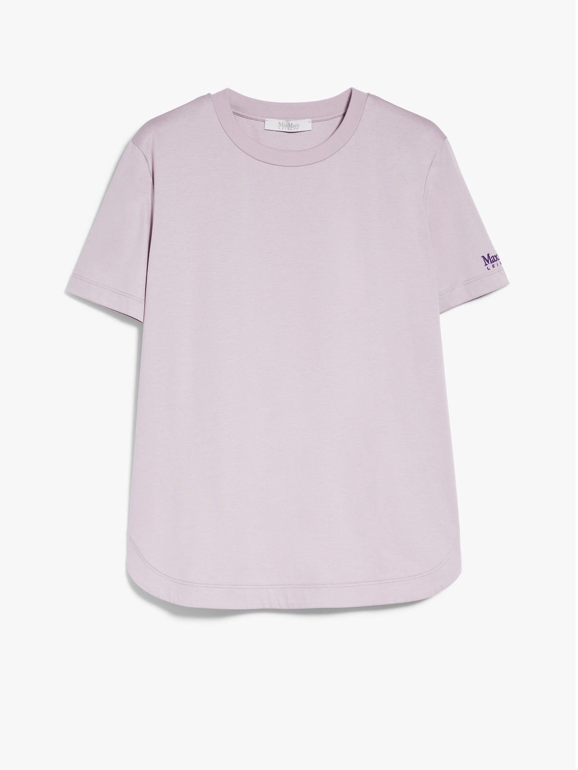 Lilac Rounded Hem T-Shirt