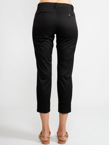 Cropped broek Zwart