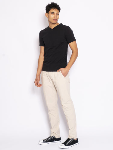 Drawstring Pants Beige