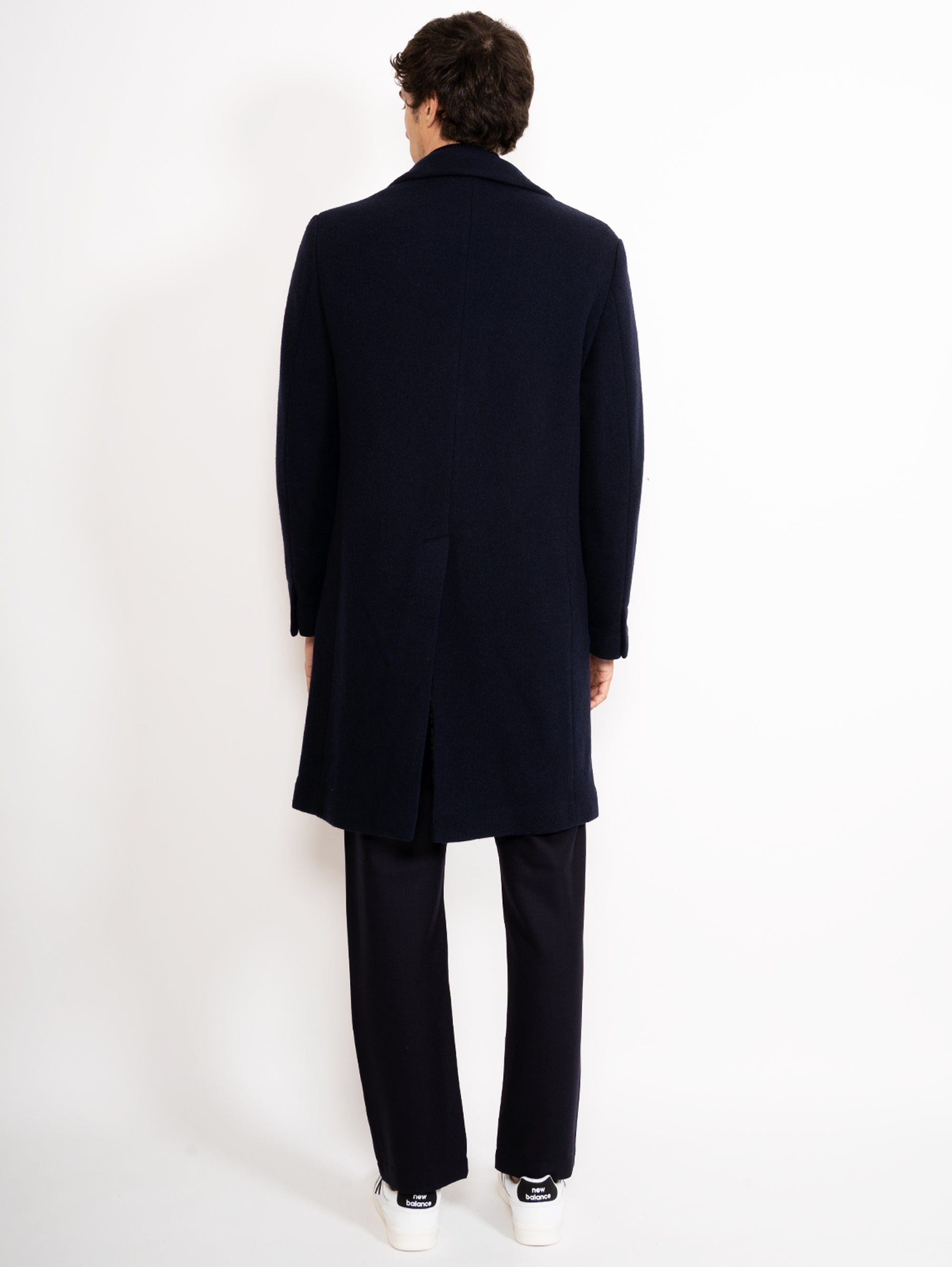 Two Buttons Baron Navy Blue Coat
