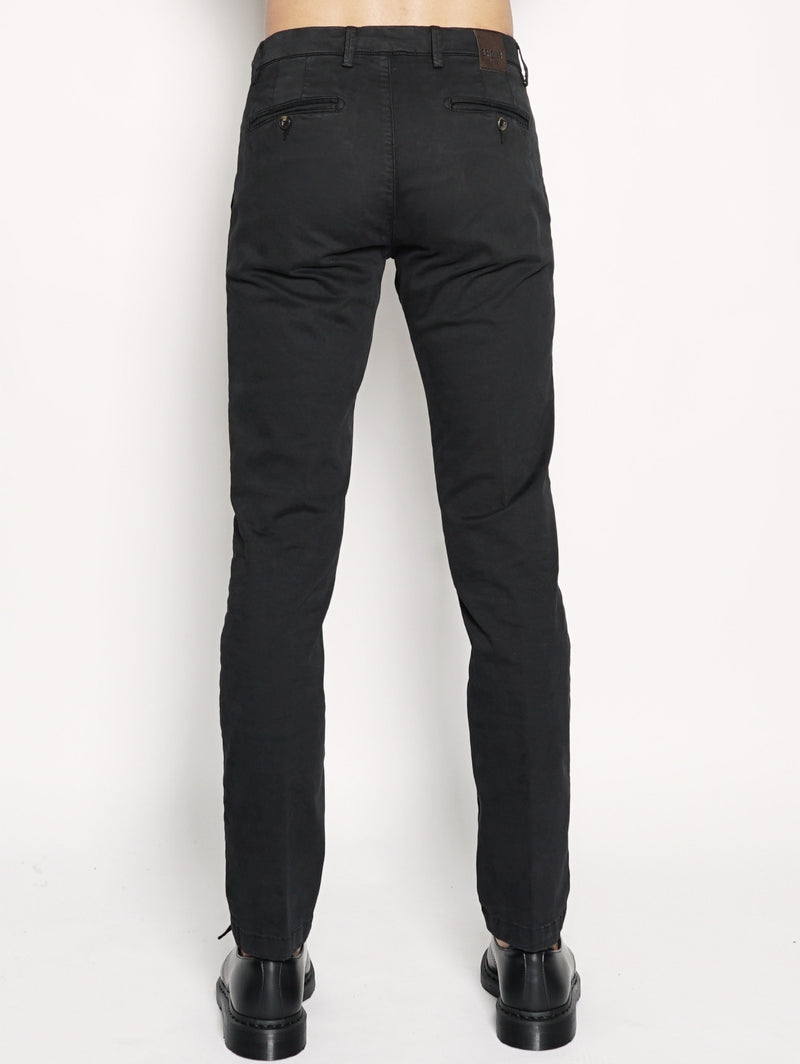 Pantaloni chinos casual - BG05 Nero-Pantaloni-Briglia 1949-TRYME Shop