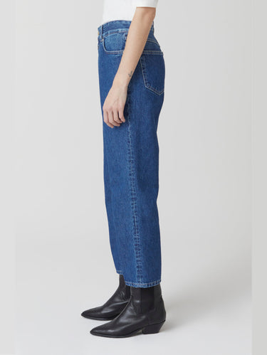 Slim Fit Denim aus Baumwoll-Twill Blau