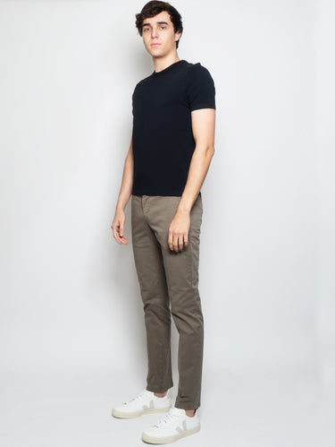 Chinohose aus Baumwolle Grün