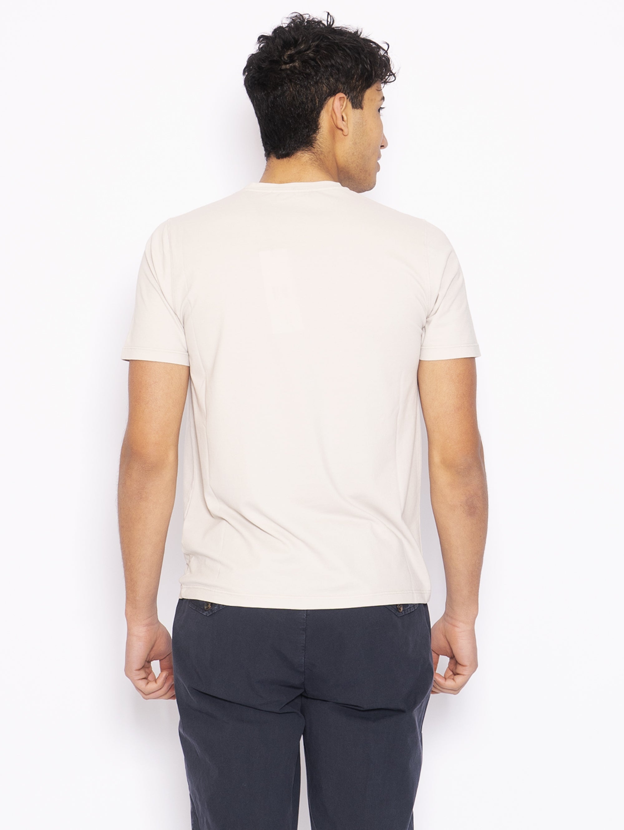 T-shirt in Ice Cotton Sasso