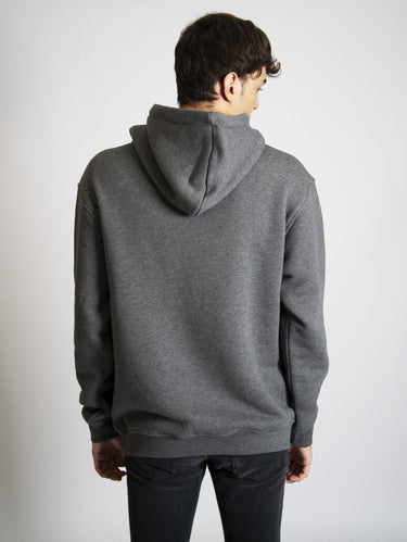 Grauer Kapuzenpullover