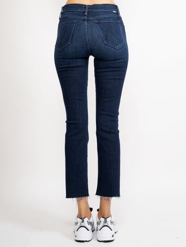 Straight-Leg Jeans Dark Blue