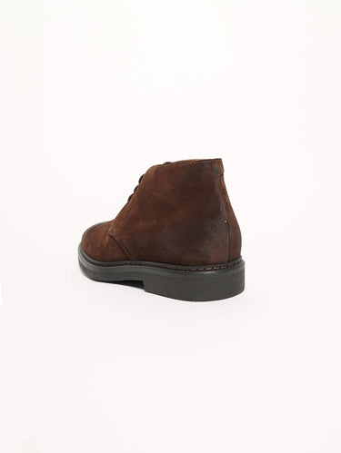 Stivaletto in pelle oliata Terra di siena bruciato-Scarpe-Duca di Wells-TRYME Shop